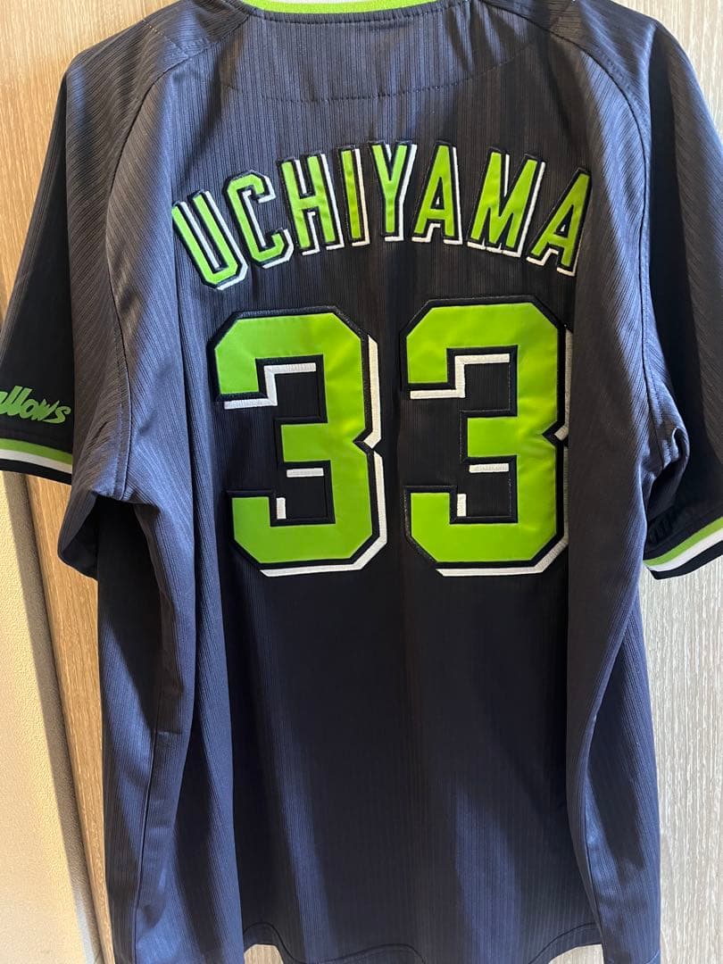 東京ヤクルトスワローズ　レプリカ（ビジター）内山選手　L