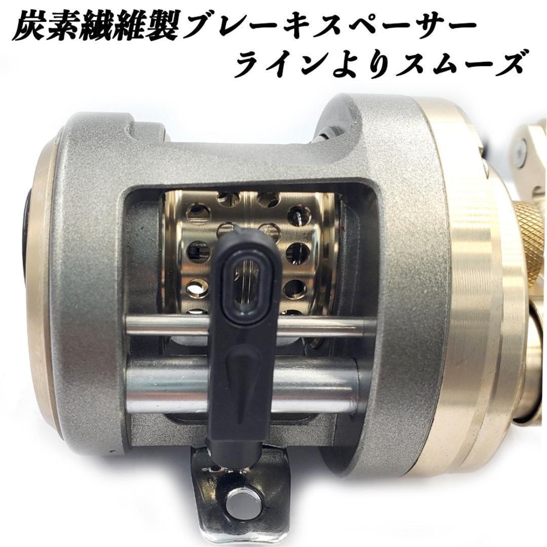 YU201L リール ベイトリール 釣りリール ドラムリール 左巻き