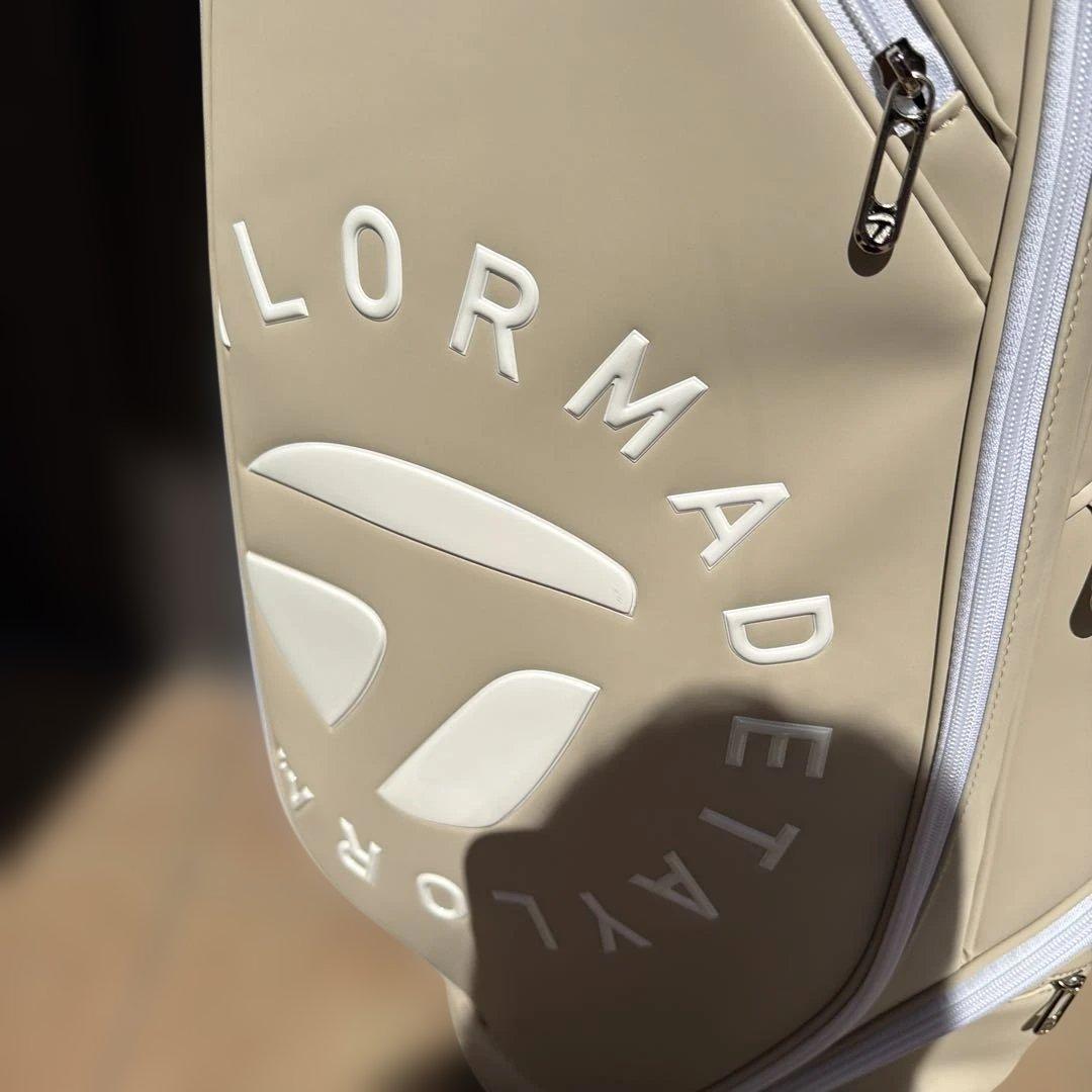 TaylorMade サークルロゴキャディバックBeigeUN7479.5型