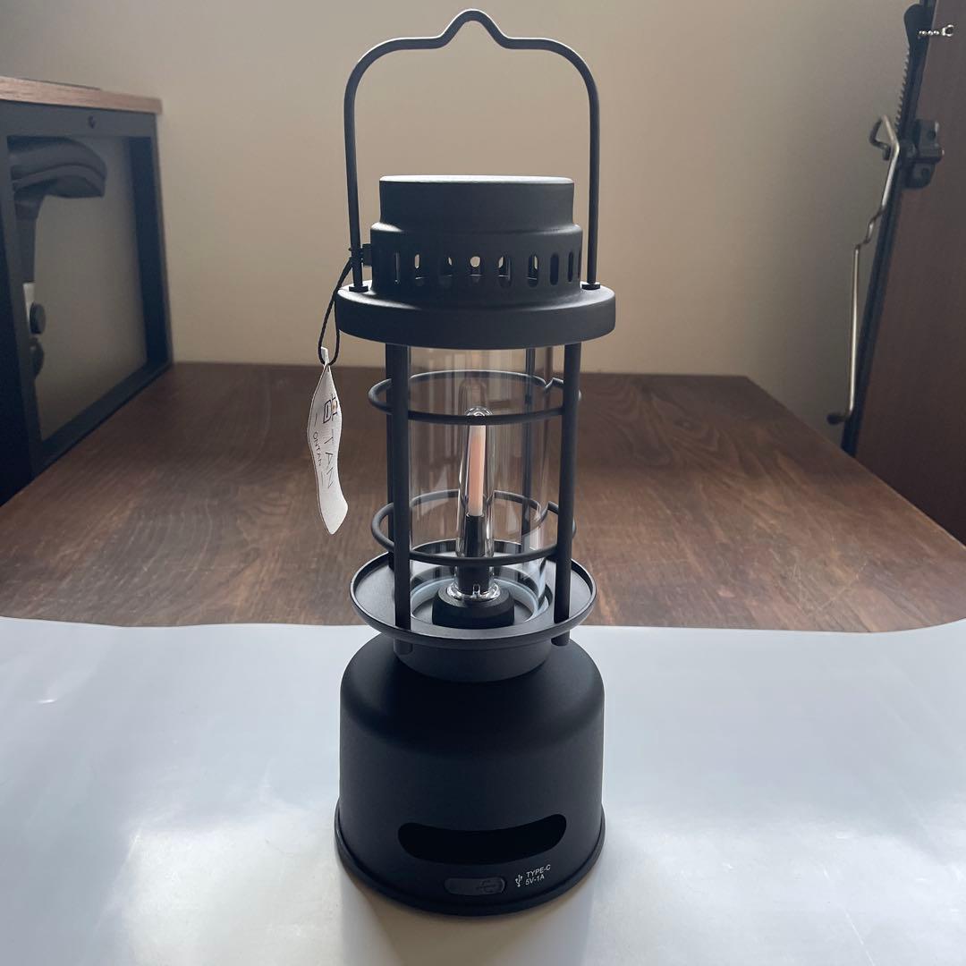 DAIKO LED Bluetoothスピーカー　音タン ブラック ランタン