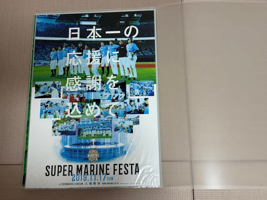 千葉ロッテマリーンズ ポスター14枚 ファイル入り