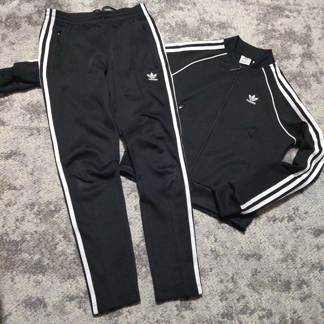 アディダス adidas スウェット ジャージ ブラック トラックジャケット
