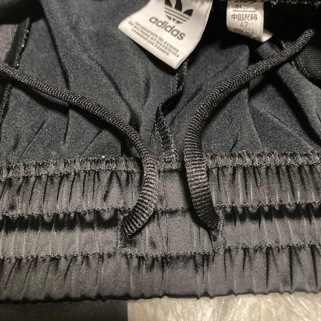 adidas サテンワイドレッグパンツ　2XL