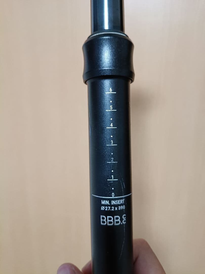 BBB レバー付ドロッパーシートポスト 27.2 x 390mm