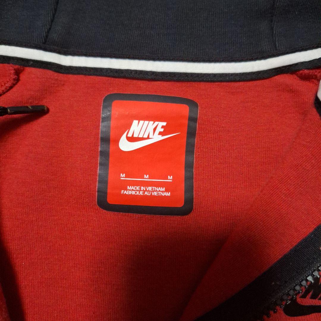 Nike テックフリース赤海外限定　　　　　　セットアップ、下L、上M