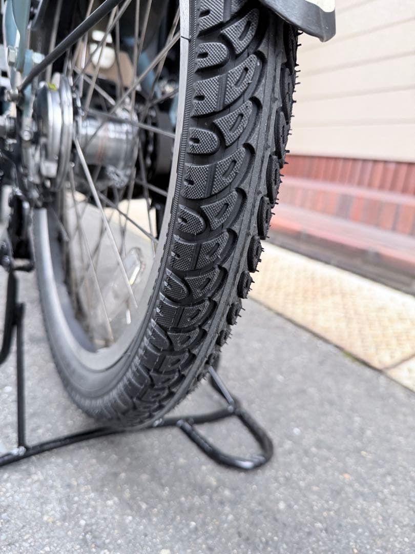 子供乗せ　ヤマハ　水色 電動アシスト自転車 チャイルドシート付き