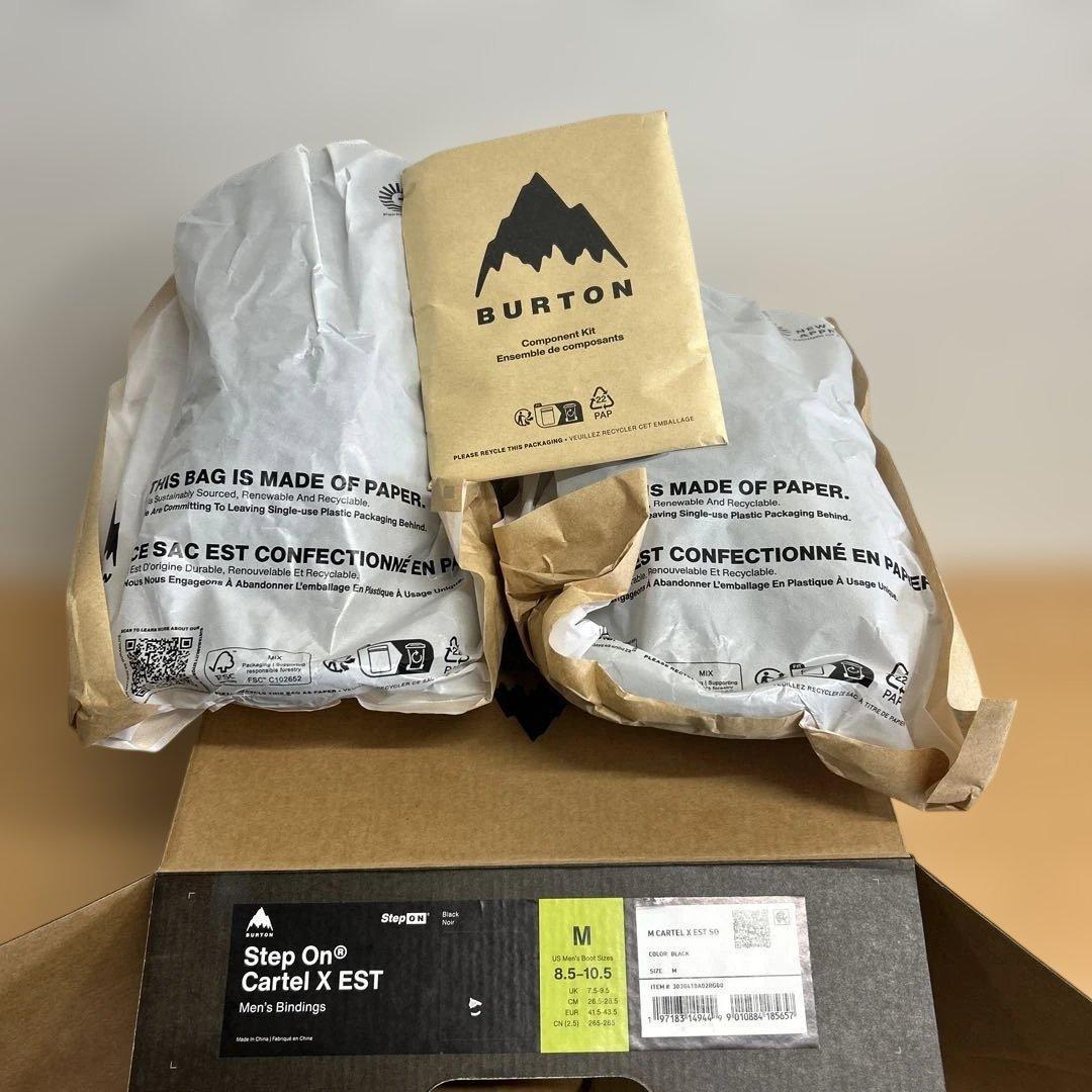 25-26 Burton カーテル X EST ステップオン ブラック Ⅿ 新品