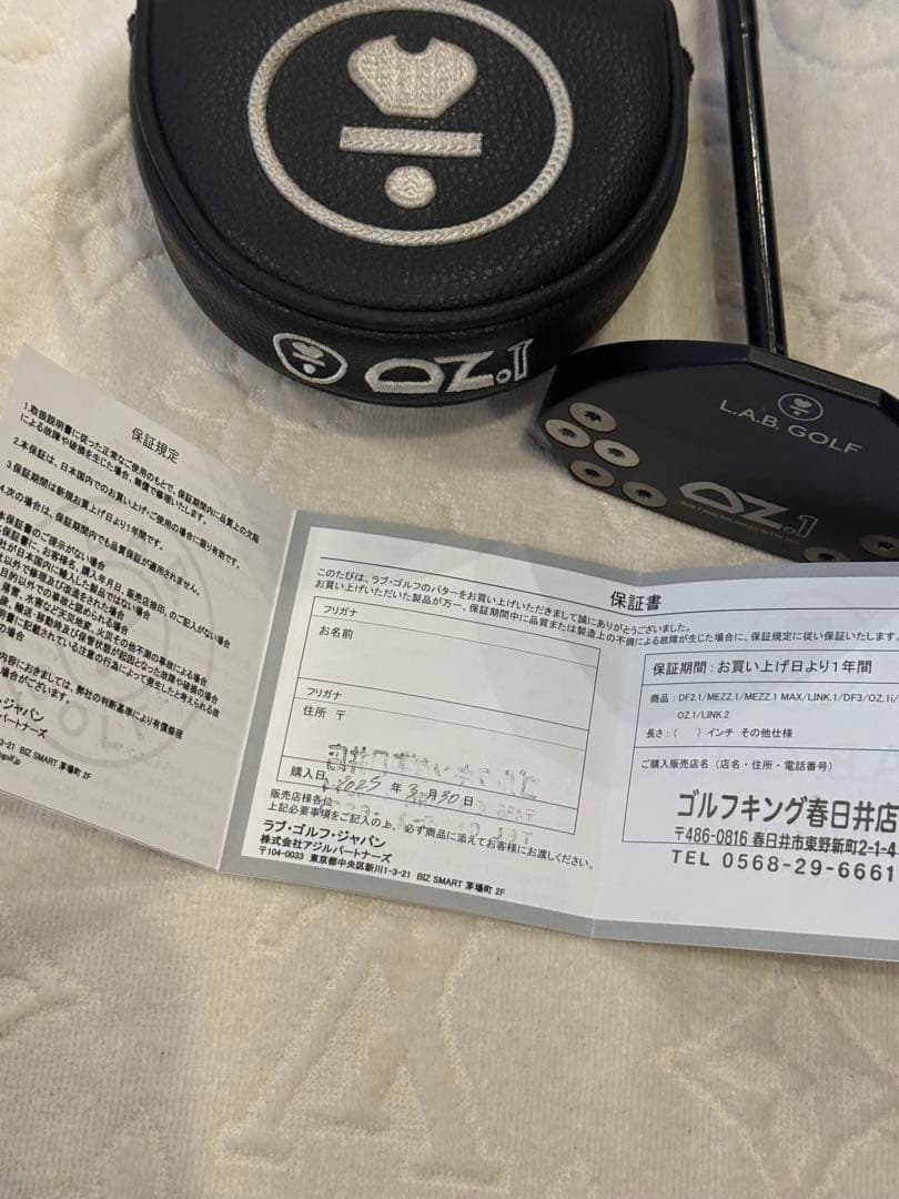 L.A.B.GOLF OZ1i 35インチ パター
