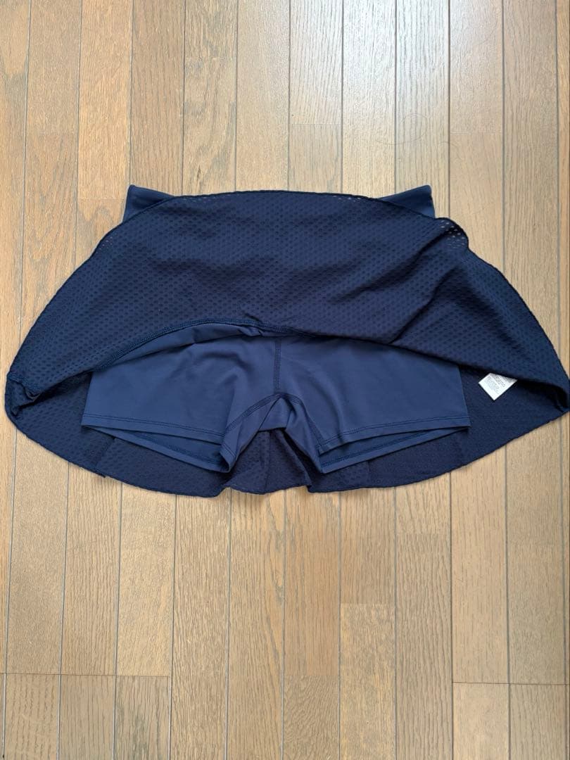 lija スコート　スカート 海外Ｓ　ネイビー