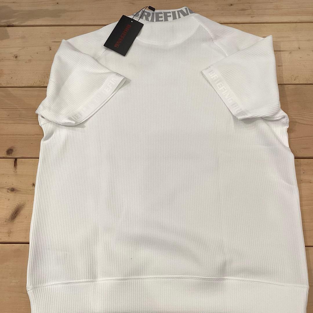 新品　BRIEFING 正規品　NECK LOGO HIGHNECK 白　XL