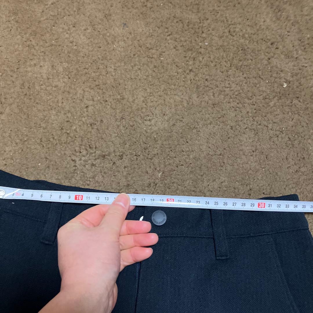 PGロゴ付きダークネイビーゴルフパンツ