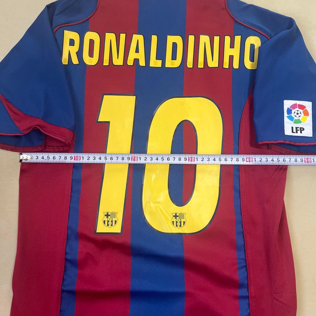 FCバルセロナ 04-05 ホームユニフォーム ロナウジーニョ #10 正規品