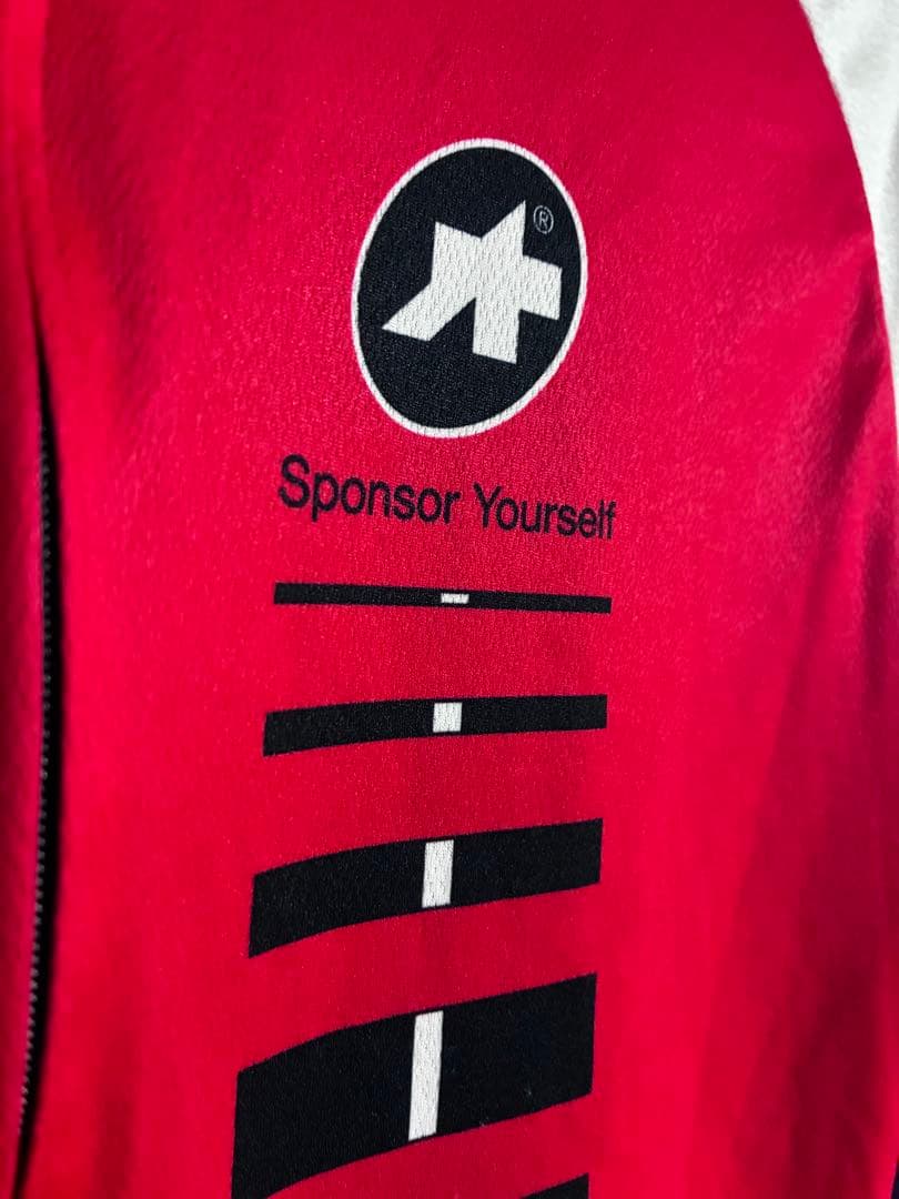ASSOS サイクルジャージ 赤白