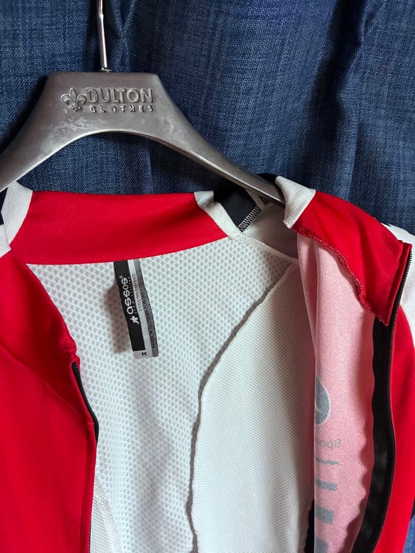ASSOS サイクルジャージ 赤白
