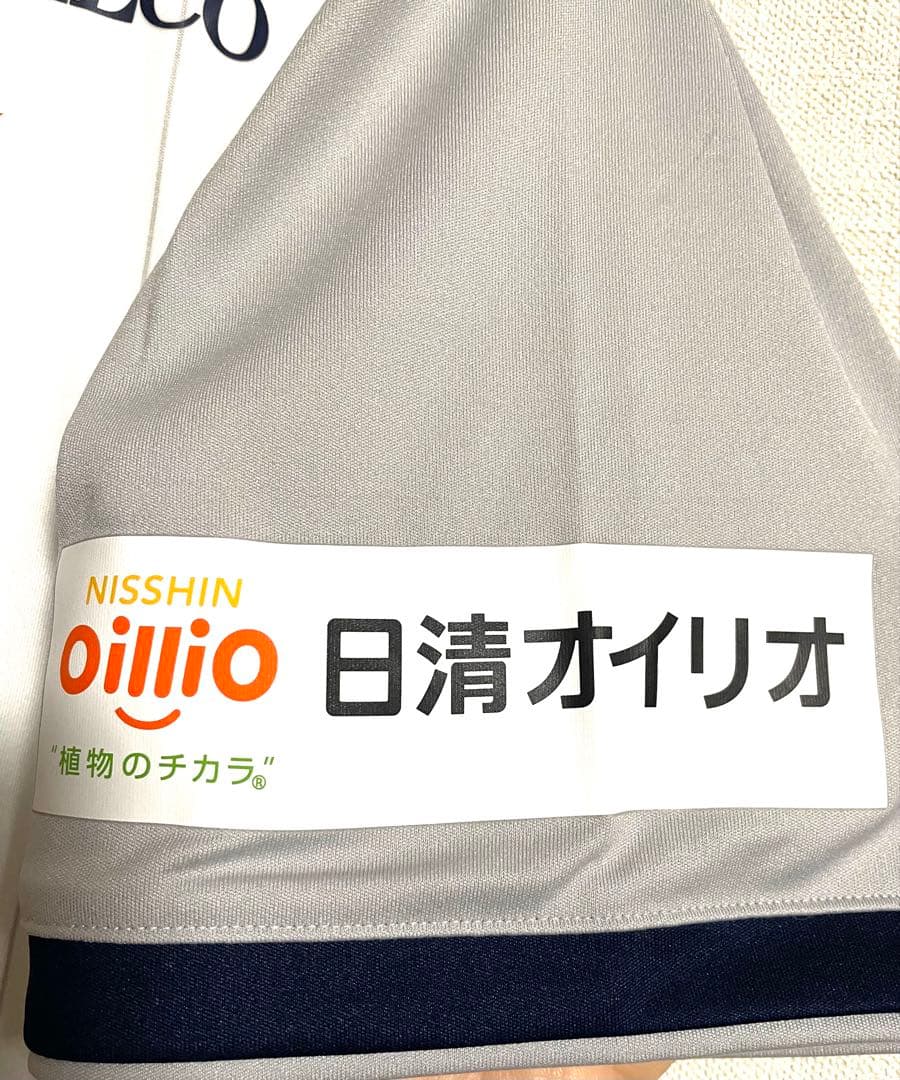 横浜F・マリノス アウェイadidas サッカージャージ ホワイト 8番Oサイズ
