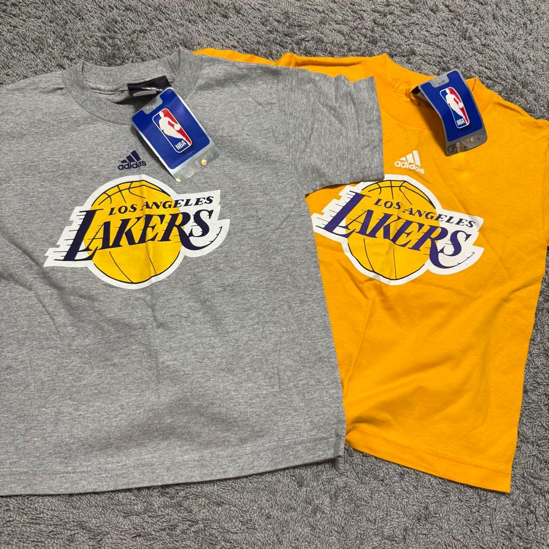 アディダス ロサンゼルス・レイカーズ Tシャツ 2色セット LAKERS