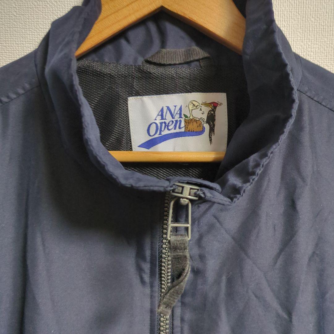 ANA Open　スウィングトップ　ジップアップ　刺繍ロゴ　メッシュ　全日空