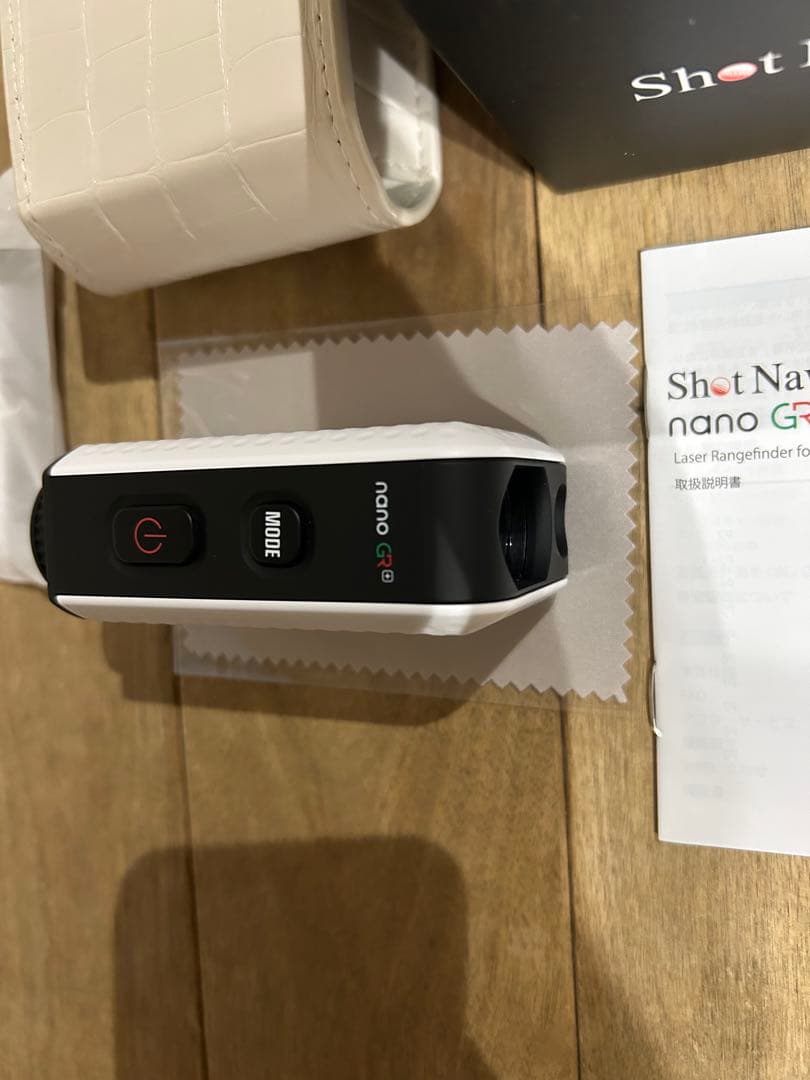新品　ショットナビ　nano GR+ ホワイト　Laser Sniper