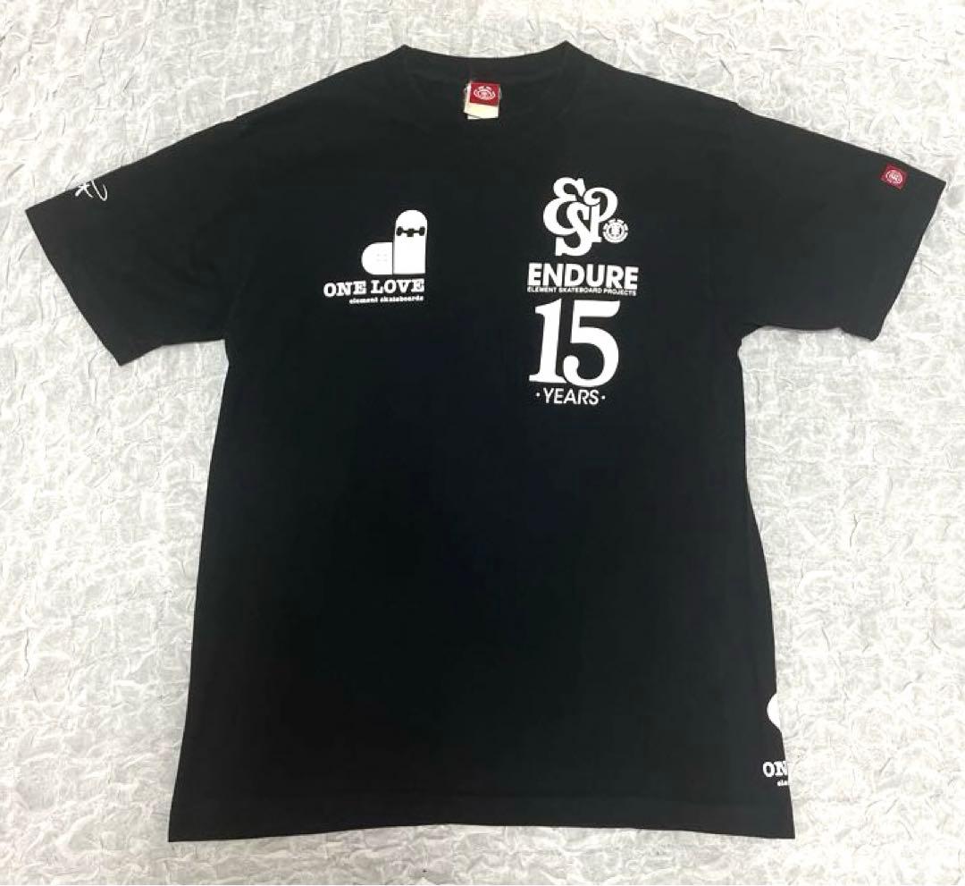 【希少】エレメント スケートボード プロジェクト 15 周年記念Tシャツ L