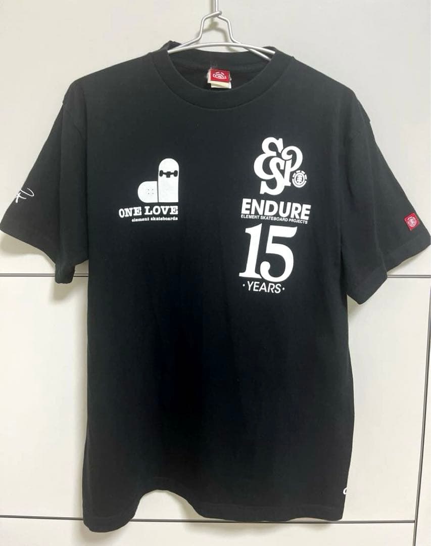 【希少】エレメント スケートボード プロジェクト 15 周年記念Tシャツ L