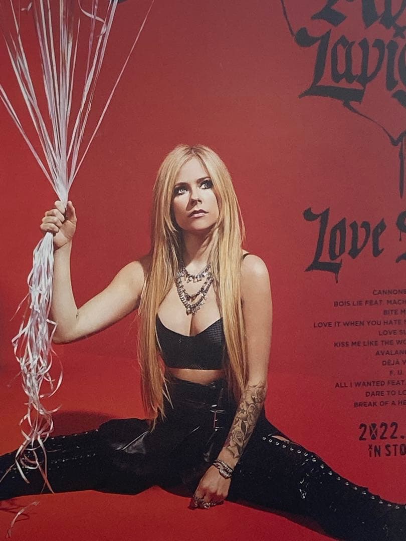 アヴリル・ラヴィーン 販促ポスター B2 Avril Lavigne