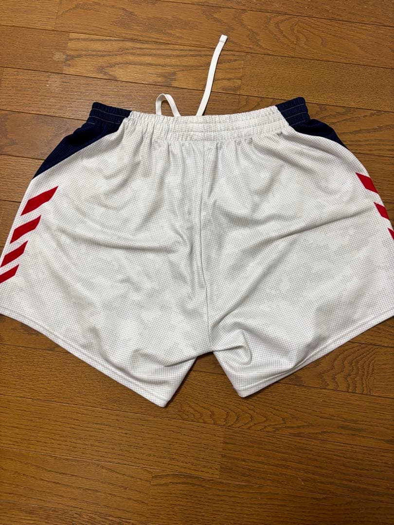 バレーボール パンツ 8番 ホワイト