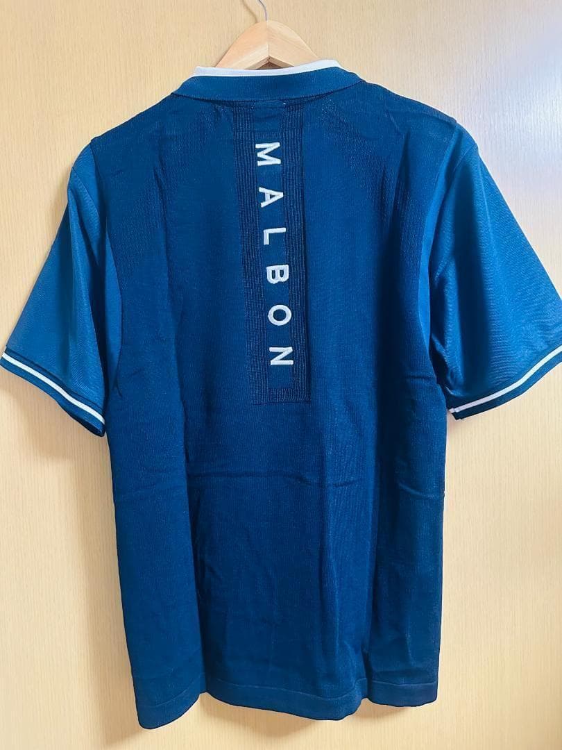 マルボンゴルフ ポロシャツ malbon golf メンズ シャツ 紺色XL