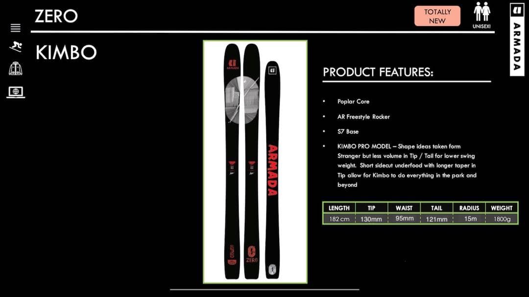 スキー Armada Kimbo LOOK PIVOT2.0 15GW