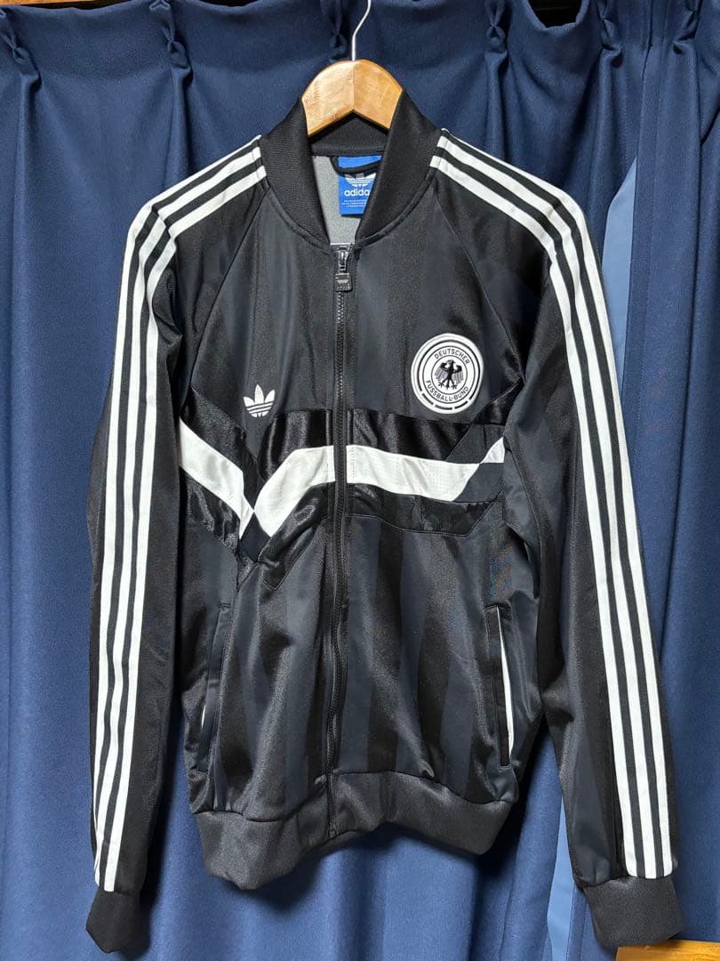 adidas 1992 vintage ドイツ代表ジャージ ブラック 2XL