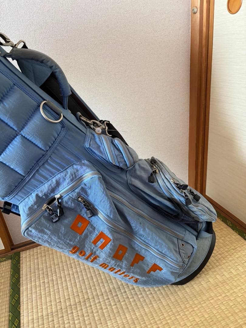 onoff スタンドバッグ 青
