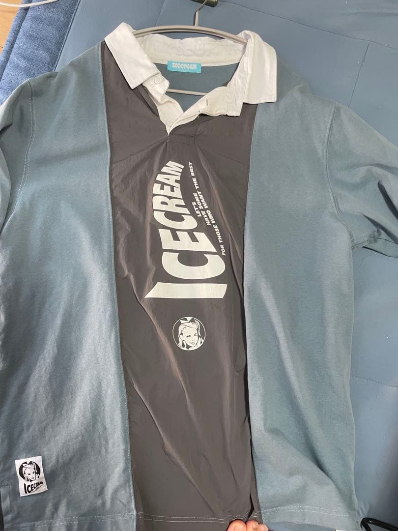 ウェア ICE CREAM SWITCHING RUGBY SS SHIRT