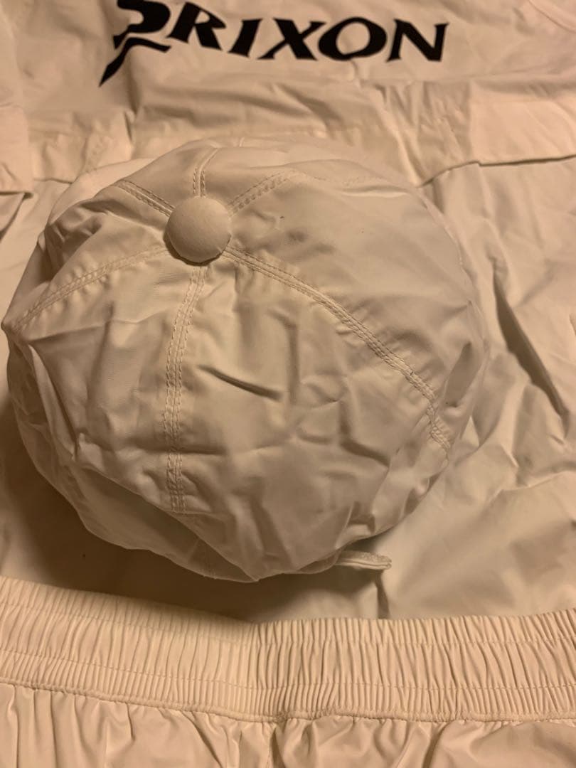 SRIXONレインウェア3点セットサイズM (収納袋付き) ホワイト