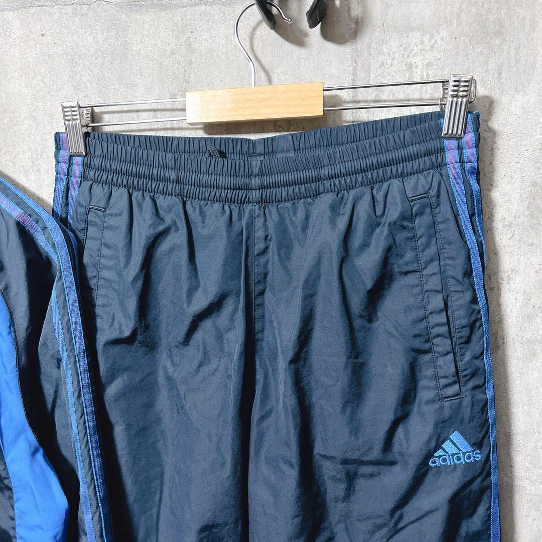 adidas メンズ 裏起毛ウインドブレーカーセットアップ 上下セット M