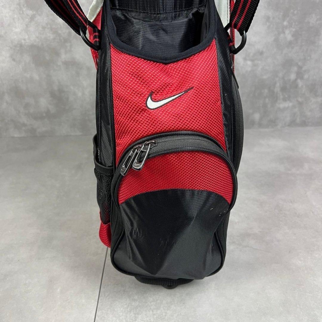 人気デザイン　NIKE　ナイキ　キャディバッグ　スタンド式　8分割　ペン収納