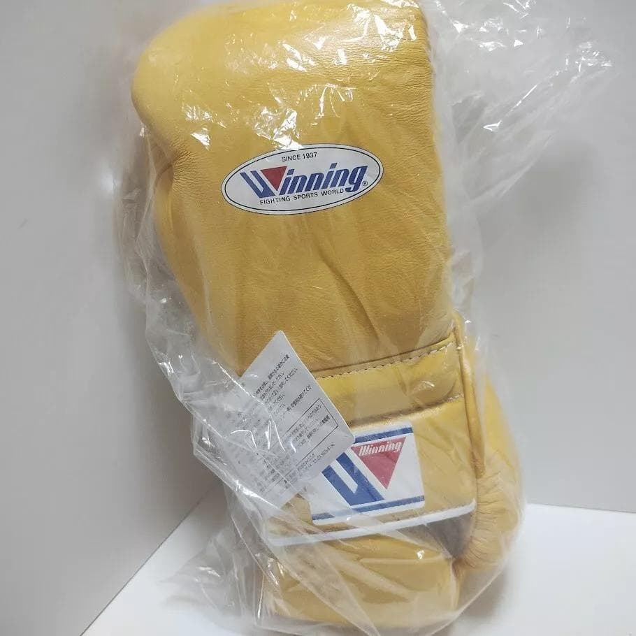 Winning ウイニング ボクシンググローブ 14oz 黄 イエロー 別注品②