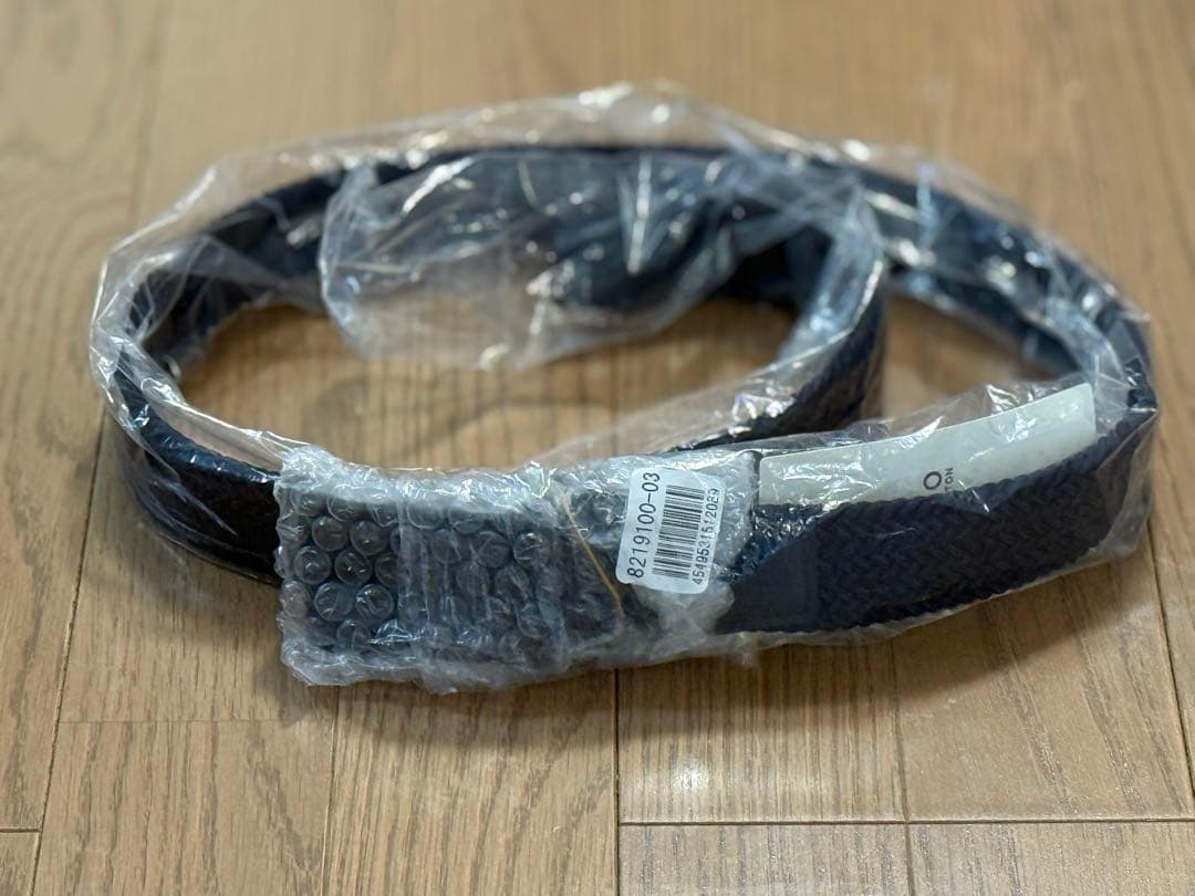 新品未使用　ゼロハリバートン バックルベルト メッシュ 82191 (ネイビー)
