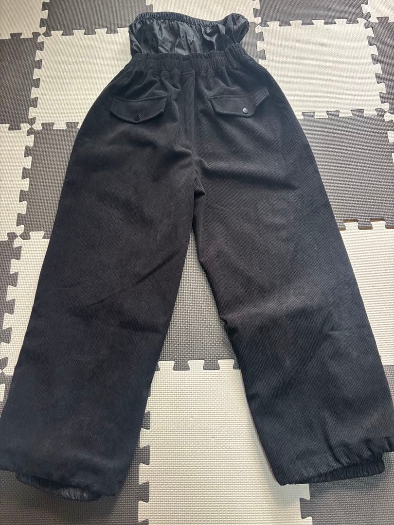 libelice コーデュロイ　パンツ　ブラックM