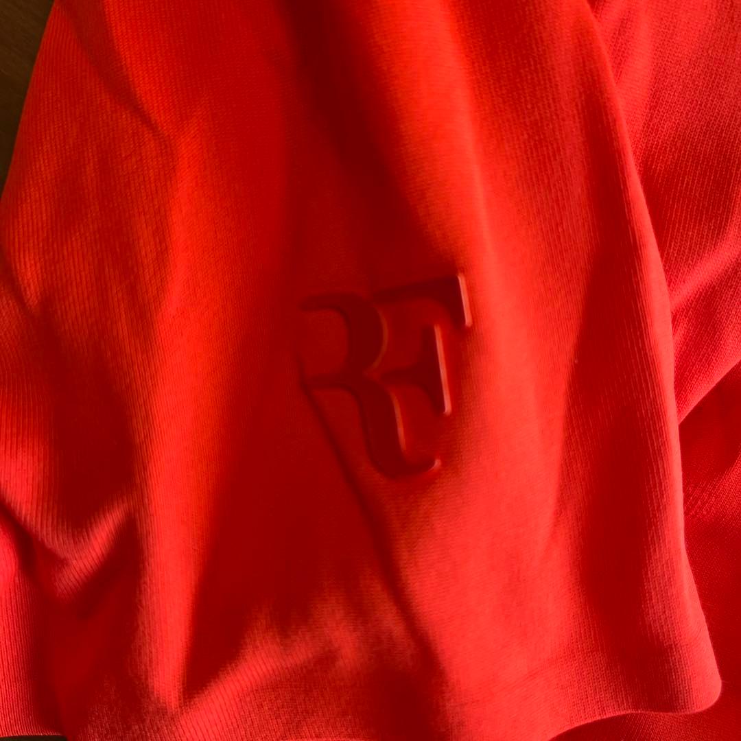Nike フェデラー　オレンジポロシャツ