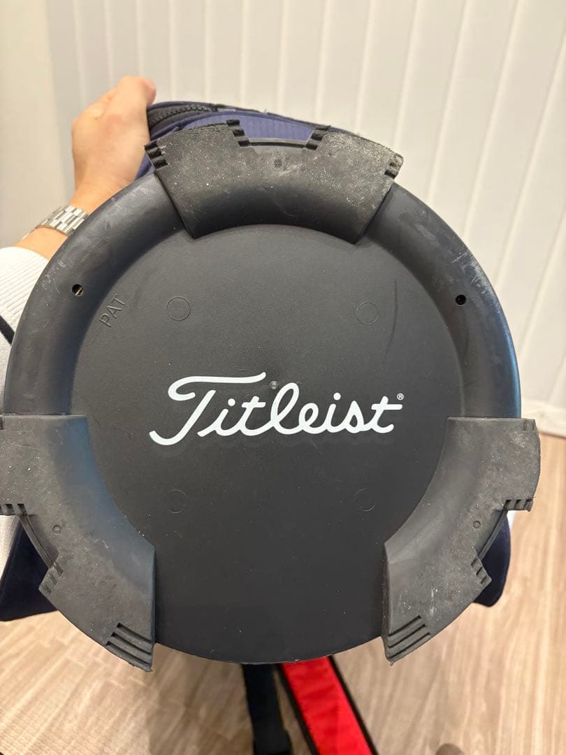 Titleist キャディバッグ ネイビー/レッド