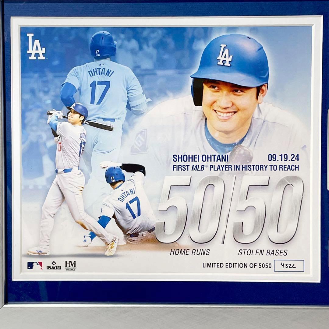 限定版シリアルNo.入り‼️大谷翔平 50-50達成記念ダブルフォトミント