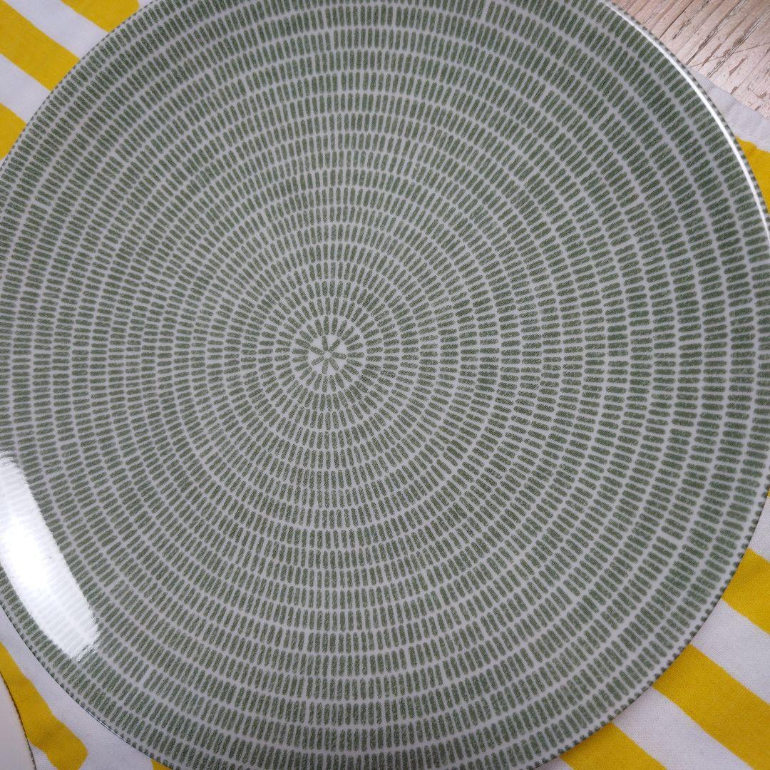 ARABIA 24h アベック　プレート　20cm グリーン2枚セット