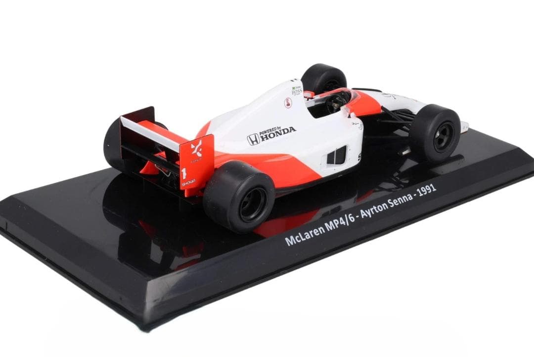 kj1/24 マクラーレン ホンダ MP4/6 A.セナ チャンピオン