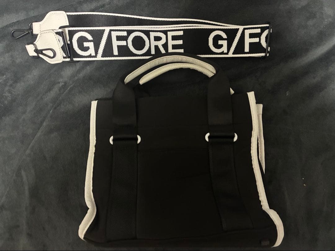 GFORE ゴルフバッグ ブラック/ホワイト　最終値下げもうしません！！