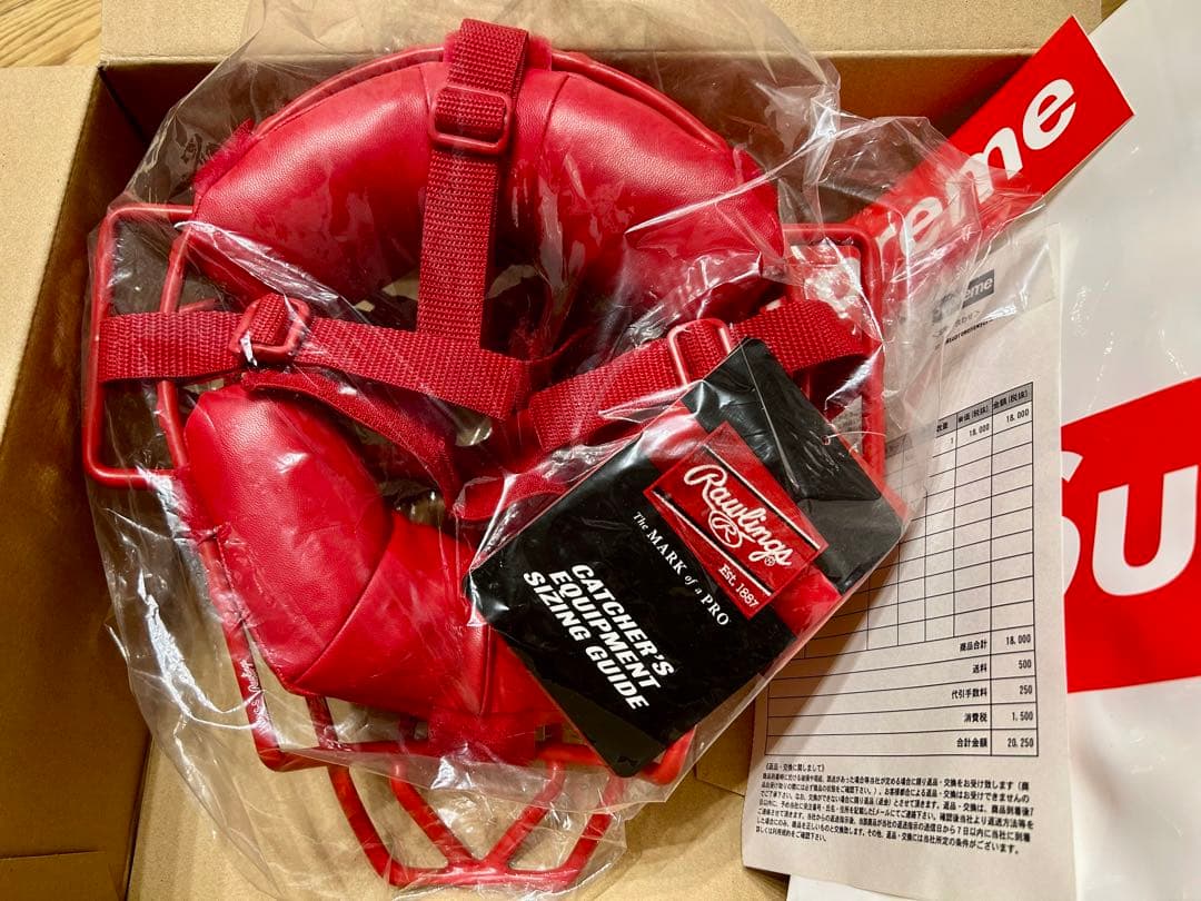 新品　Supreme Rawlings Catcher’s Mask