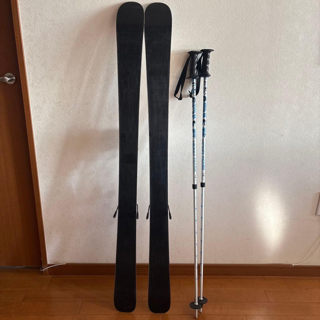 ダイナスタースキー板128 調整可能ストックセット　靴下グローブおまけ付き