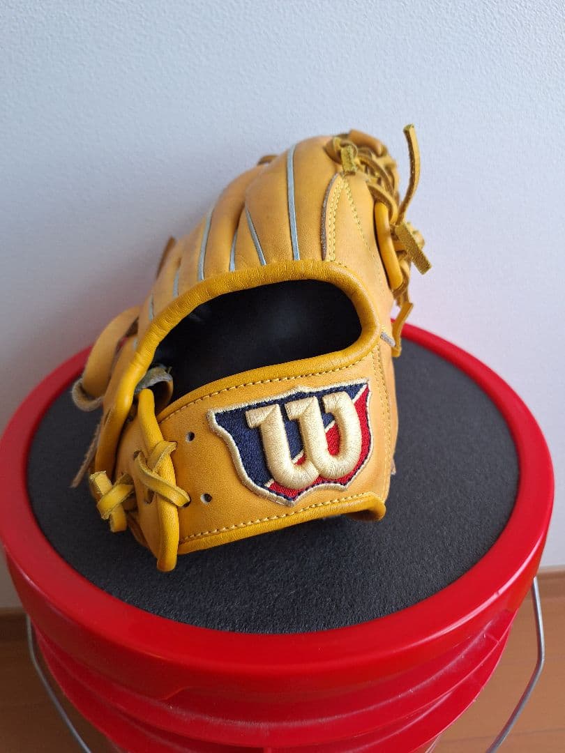 Wilson 軟式 外野用 イエロー 使用少なめ