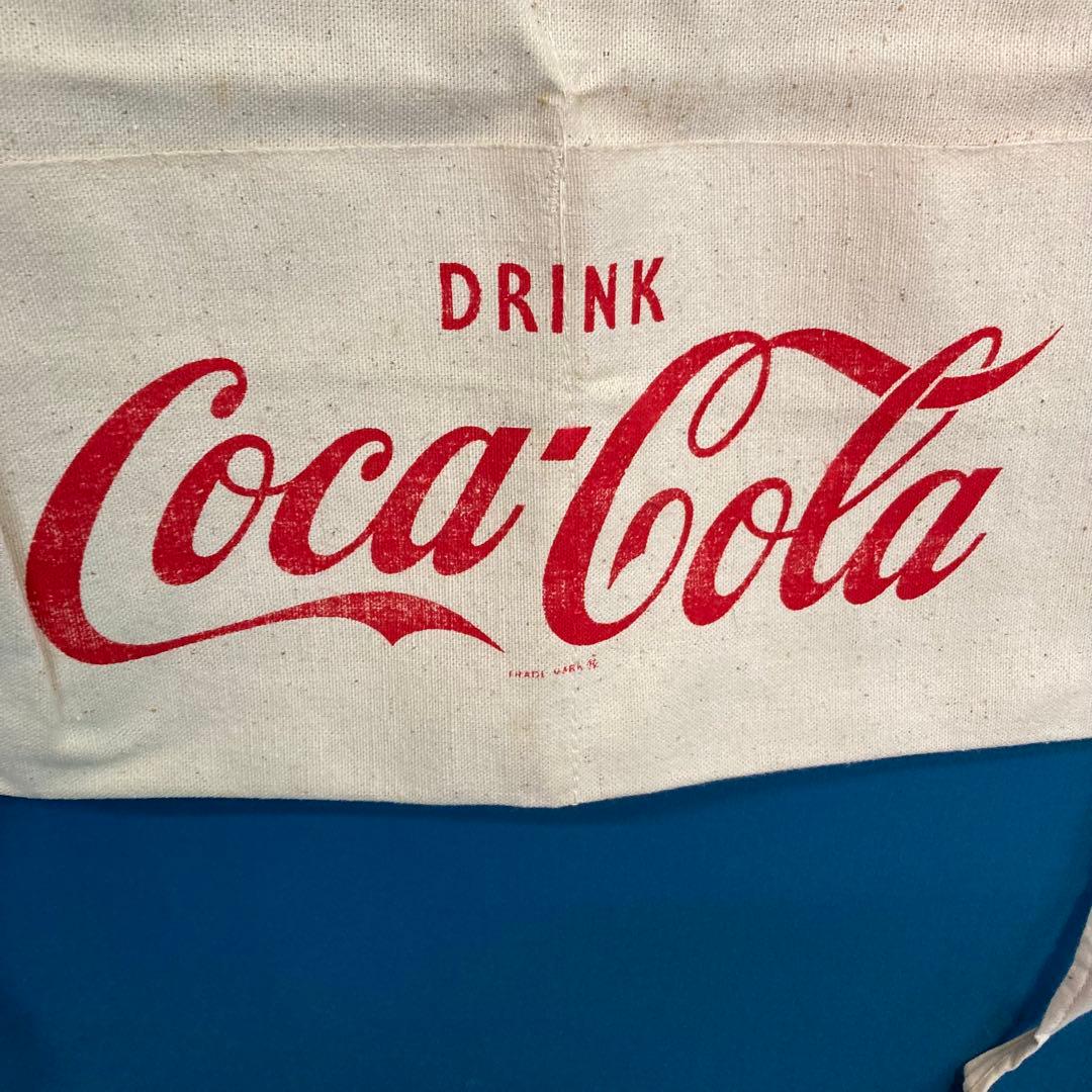 USAヴィンテージ デッドストック　コカコーラ エプロン ネイル　キャンバス