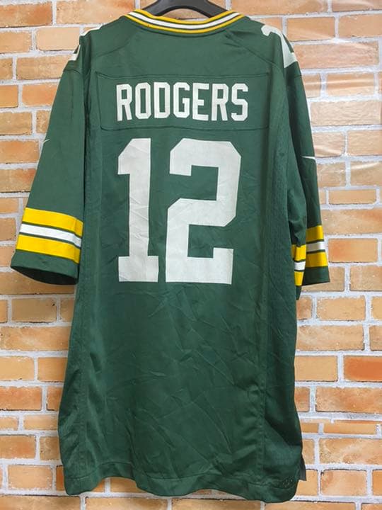 ナイキ製　NFL グリーンベイ・パッカーズ　アーロンロジャース　ユニフォーム
