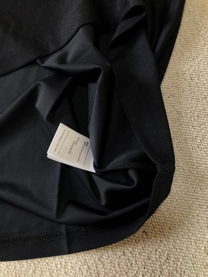 レディースウェア RUFFLOG R&R LOGO MOCK NECK SHIRTS BLACK