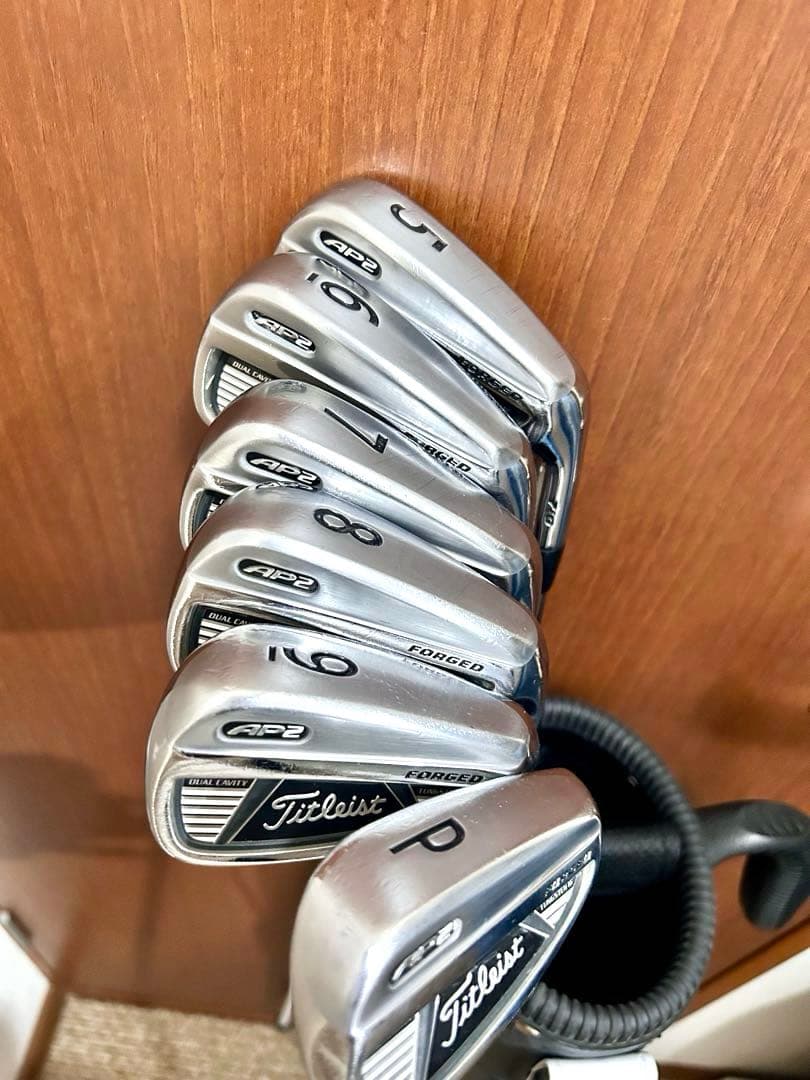 美品■Titleist AP2 フォージドアイアンセット　クラブケース付き　Ｓ